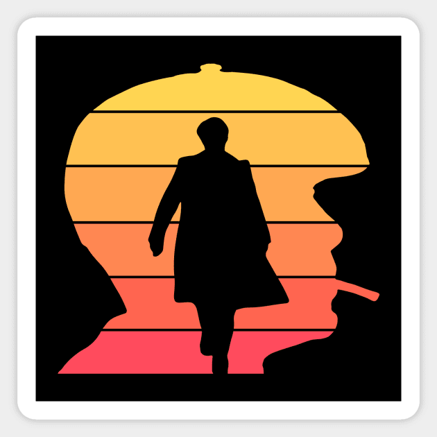 Peaky Blinders - Thomas Shelby Sunset Sticker by sqwear